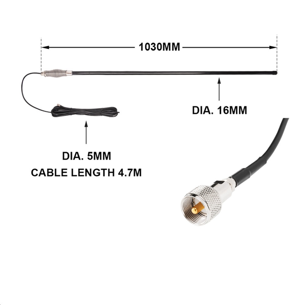 477Mhz 6.5dBi UHF radio antenna