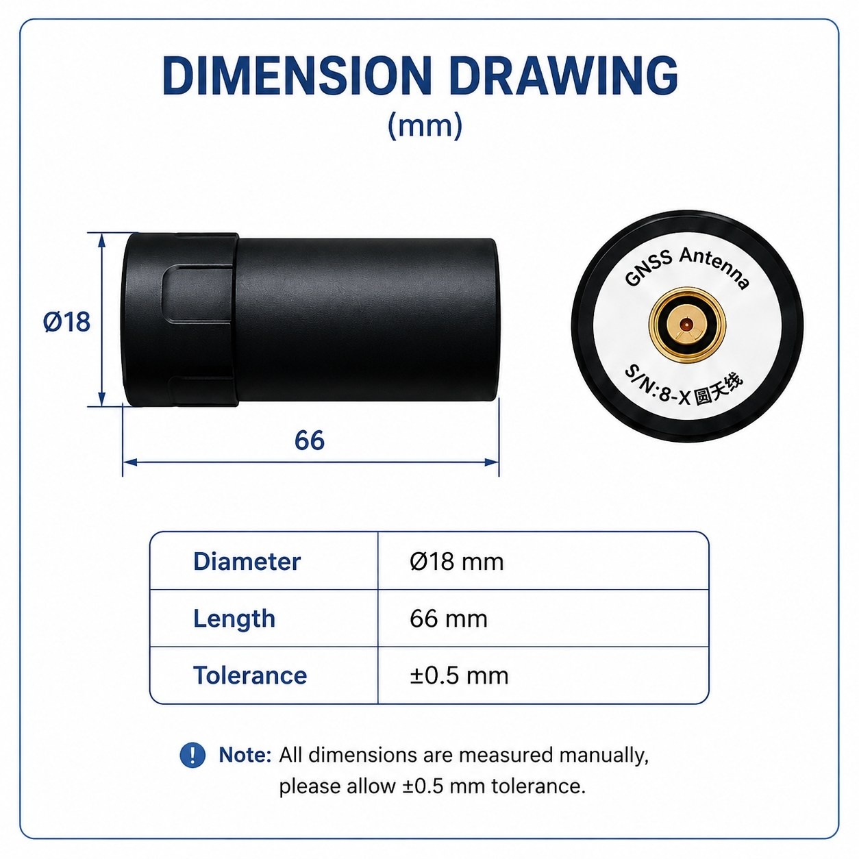 UAV Drone GPS Antenna High Precision Positioning Antenna